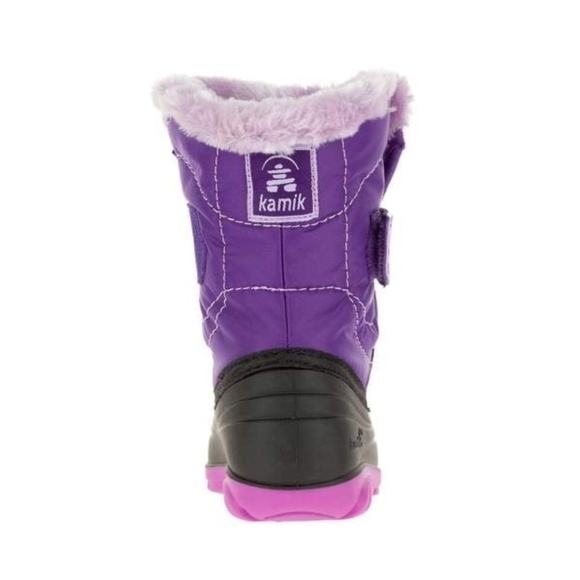 BRAND NEW toddler girl kamik snowbugf purple winter snow boots size 6 7 9 - Picture 3 of 5